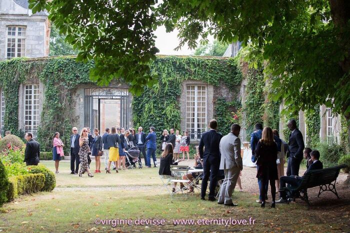 Réception de mariage au Château de Nandy, juillet 2017