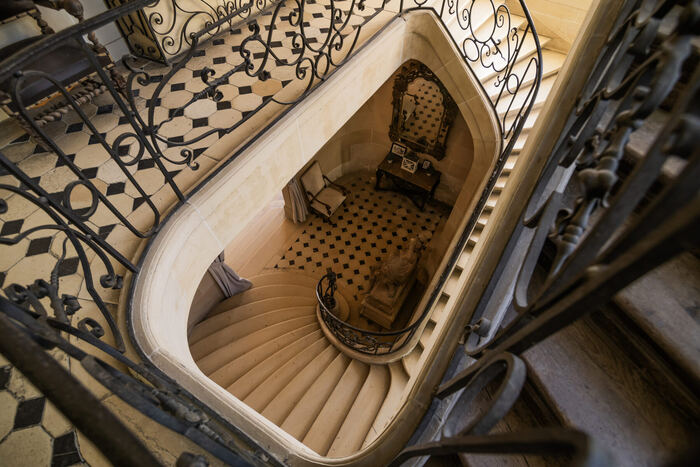 Détail d'intérieur du Château de Nandy