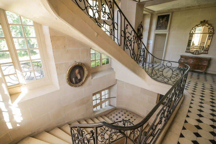 Détail d'intérieur du Château de Nandy
